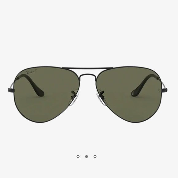 Ray-Ban Aviator Classic Black Polarized 58mm main image 3